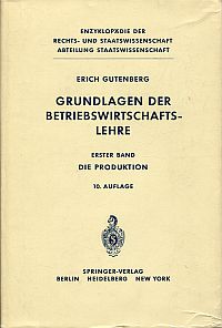 Gutenberg, Die Produktion. (Umschlag)