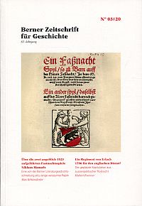 Schiendorfer, Über die zwei angeblich 1523 aufgeführten Fastnachtsspiele Niklaus (Umschlag)