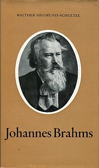 Siegmund-Schultze, Johannes Brahms. (Umschlag)