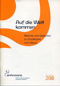 Auf die Welt kommen. (Umschlag)