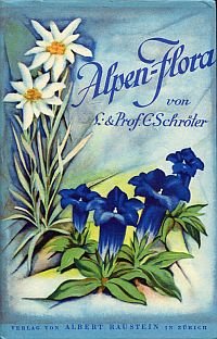 Schröter, Taschenflora des Alpenwanderers. (Umschlag)