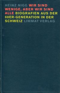 Nigg, Wir sind wenige, aber wir sind alle. (Umschlag)