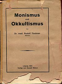 Tischner, Monismus und Okkultismus. (Umschlag)