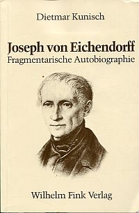 Kunisch, Joseph von Eichendorff, fragmentarische Autobiographie. (Umschlag)