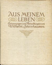 Steinhausen, Aus meinem Leben. (Umschlag)