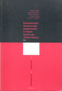 Karlen, Schweizerische Versicherungsgesellschaften im Machtbereich des "Dritten (Umschlag)