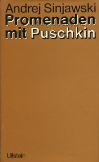 Sinjavskij, Promenaden mit Puschkin. (Umschlag)