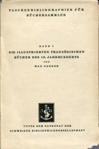 Sander, Die illustrierten französischen Bücher des 19. Jahrhunderts. (Umschlag)
