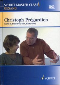 Prégardien, Technik, Interpretation, Repertoire. (Umschlag)