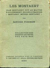 Pierron, Les Mostaert. (Umschlag)