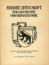 Lindt, Berner Buchbinder des 18. und 19. Jahrhunderts. (Umschlag)