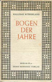 Sutherland, Bogen der Jahre. (Umschlag)