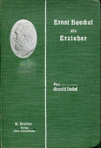 Dodel, Ernst Haeckel als Erzieher. (Umschlag)