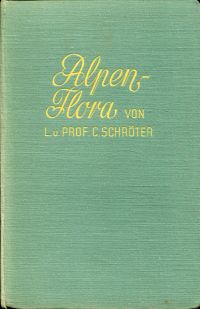 Schröter, Taschenflora des Alpen-Wanderers. (Umschlag)