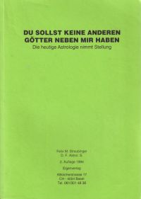 Straubinger, Du sollst keine anderen Götter neben mir haben. (Umschlag)