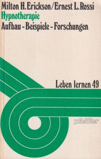 Erickson, Hypnotherapie. (Umschlag)
