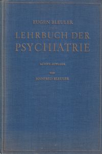 Bleuler, Lehrbuch der Psychiatrie. (Umschlag)