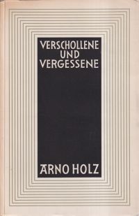 Döblin, Arno Holz. (Umschlag)
