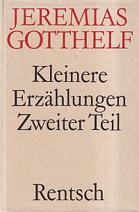Gotthelf, Kleinere Erzählungen, 2. Teil. (Umschlag)