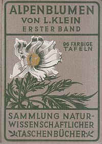 Klein, Alpenblumen, Band 1. (Umschlag)