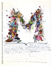 Tinguely, Briefe von Jean Tinguely an Maja Sacher. (Umschlag)