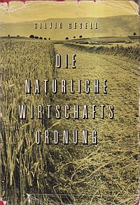 Gesell, Die natürliche Wirtschaftsordnung. (Umschlag)
