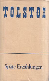 Tolstoj, Späte Erzählungen. (Umschlag)
