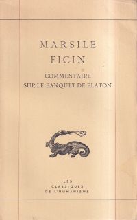 Ficinus, Commentaire sur le banquet de Platon. (Umschlag)