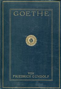 Gundolf, Goethe. (Umschlag)