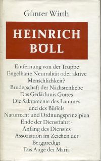 Wirth, Heinrich Böll. (Umschlag)